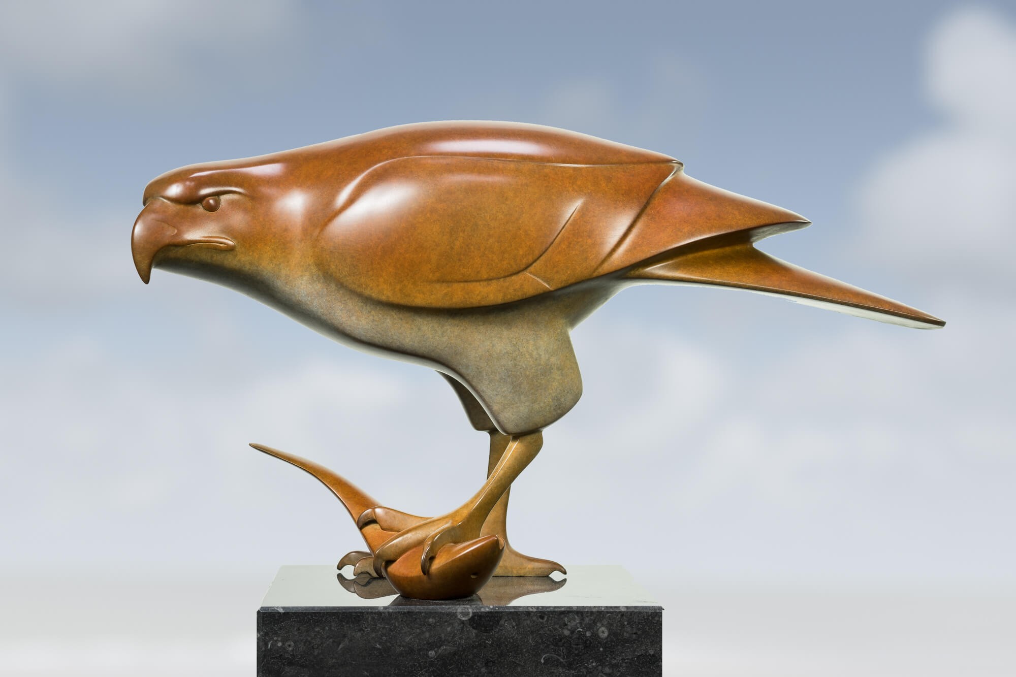 Roofvogel met vis no. 3